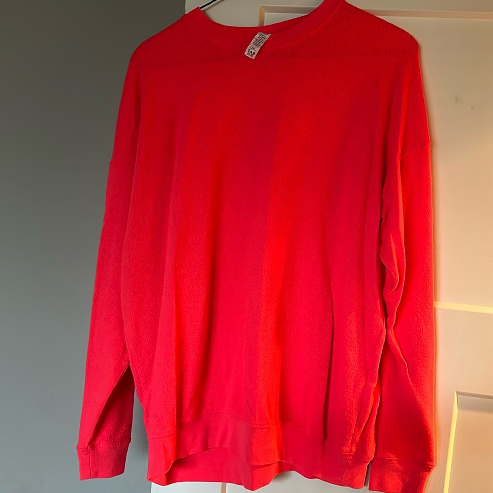 ALO Yoga Pink Long Sleeve Tee S